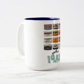 アラビアソングズアブデルハリムUmm Kulthumフェアウズレトロ ツートーンマグカップ (正面左)