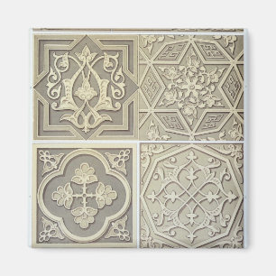 アラビアタイルは設計します(色のlitho) マグネット