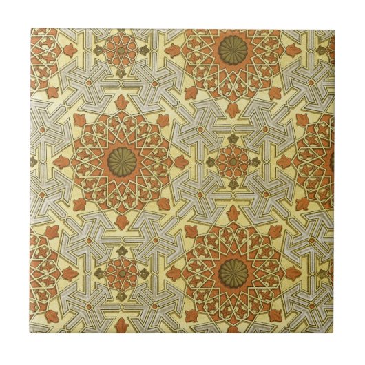 アラビアデザイン#4アットエムポリオ・モファ タイル (正面)