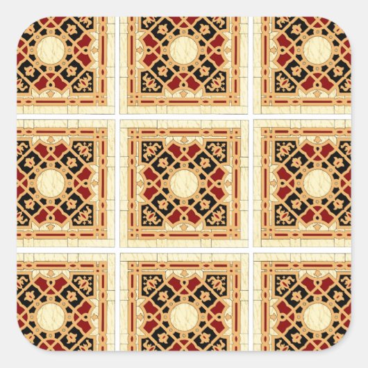 アラビアデザイン#9アットエムポリオ・モファ スクエアシール (正面)