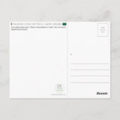 アラビアハガキのマラヤコンサートホール ポストカード (裏面)