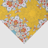 アラビアボホ幾何エレガントモロッコイエロータイル 薄葉紙 (詳細)