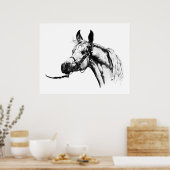 アラビアポートレートインペン&インク ポスター (キッチン)