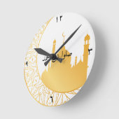 アラビアムスリムの壁掛け時計 ラウンド壁時計 (傾斜)