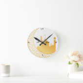 アラビアムスリムの壁掛け時計 ラウンド壁時計 (ホーム)