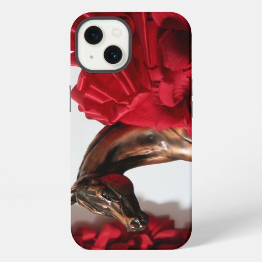 アラビアンとバラのチャンピオンiPhoneケース iPhoneケース (裏面)