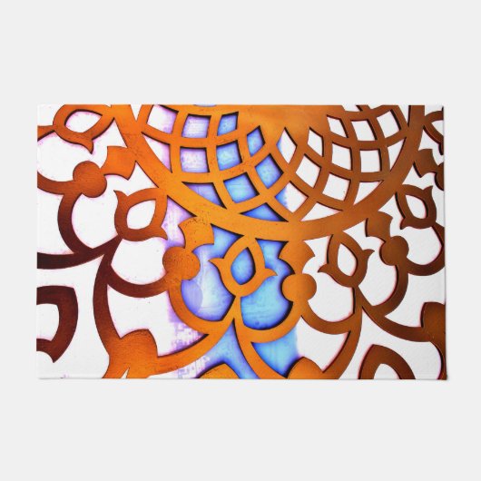 アラビアンゲートデザイン ドアマット (正面)