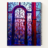 アラビアンゲートデザイン ノートブック (裏面)