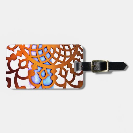 アラビアンゲートデザイン ラゲッジタグ (正面横)