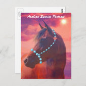 アラビアンサンライズポートレートはがき ポストカード (正面/裏面)