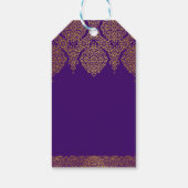 アラビアントルコ茶パーティーメンディ感謝していヘナユー ギフトタグ (裏面)