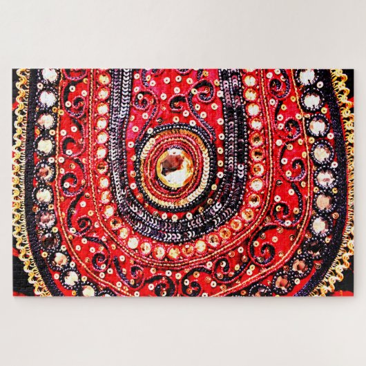 アラビアンドレスデザイン ジグソーパズル (横)