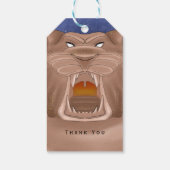 アラビアンナイツをテーマにしたパーティー ギフトタグ (裏面)