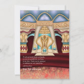 アラビアンナイツをテーマにしたパーティー サンキューカード (裏面)