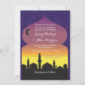 アラビアンナイツウエディングパーティーモロッコ招待状 招待状 (正面)