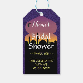 アラビアンナイツサンキューラベルお気に入りブライダルシャワー ギフトタグ