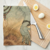 アラビアンナイツジェニエバイエドモンド・ダラック キッチンタオル (四つ折り)