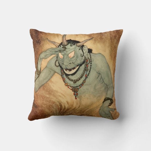 アラビアンナイツジェニエバイエドモンド・ダラック クッション (裏面)