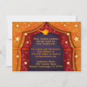 アラビアンナイツテントパーティの招待状 招待状 (裏面)