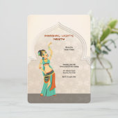 アラビアンナイツパーティの招待状 招待状 (スタンド正面)