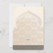 アラビアンナイツパーティー 招待状 (裏面)