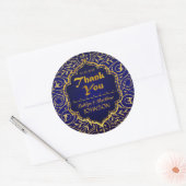 アラビアンナイツボリウッドありがとうラベル ラウンドシール (封筒)