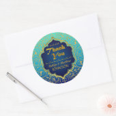 アラビアンナイツボリウッドありがとうラベル ラウンドシール (封筒)