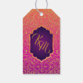 アラビアンナイツボリウッドサンキューギフトラベル ギフトタグ (裏面)