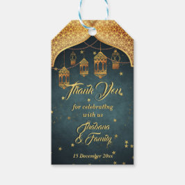 アラビアンナイツメーンディヘナお祝いの好意 ギフトタグ