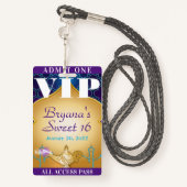 アラビアンナイツモロッコパーティースイート16 VIPパス バッジ (裏面ランヤード)