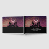 アラビアンナイツモロッコ中東国結婚の ゲストブック (全面)