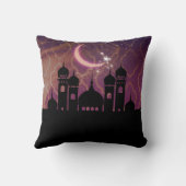 アラビアンナイツモロッコ中東紫ピンク クッション (裏面)