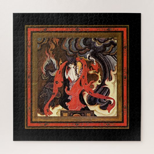 アラビアンナイツラバーズイラストレーションバイカイニールセン ジグソーパズル (縦)