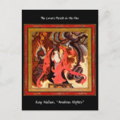 アラビアンナイツラバーズイラストレーションバイカイニールセン ポストカード (正面)