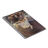 アラビアンナイツ踊りガールとスカーフイラストレット ノートブック (右側)