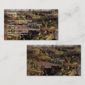 アラビアンナイトのエンターテイメントおよび超大作 名刺 (正面/裏面)