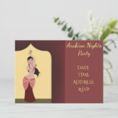 アラビアンナイトのベリーダンスパーティー 招待状 (スタンド正面)