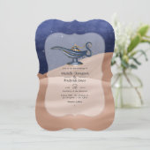 アラビアンナイトをテーマにしたウェディング 招待状 (スタンド正面)