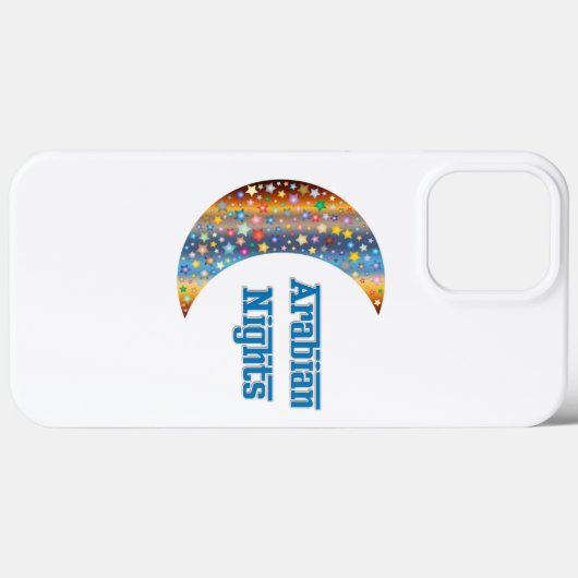 アラビアンナイトクレセントムーンスターデザイン Case-Mate iPhoneケース (裏面 (横))