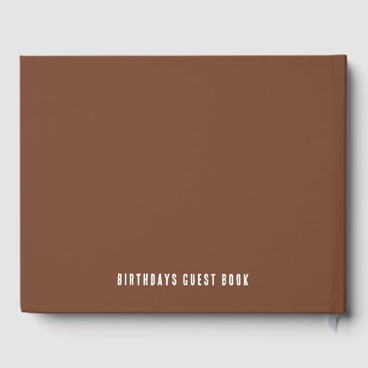 アラビアンナイトケーキ – 誕生日 ゲストブック (裏面)