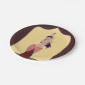 アラビアンナイトテーマモロッコディナーパーティー ペーパープレート (アングル)