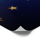 アラビアンナイトブライダルシャワーパーソナライズされた歓迎 ポスター (角)