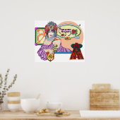 アラビアンナイトポスター ポスター (キッチン)