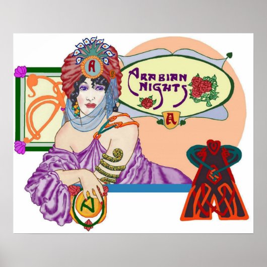 アラビアンナイトポスター ポスター (正面)