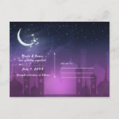 アラビアンナイトモロッコパープルムーンライト救日付 案内ポストカード (裏面)
