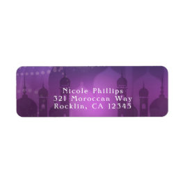 アラビアンナイトモロッコパープルムーンライト ラベル