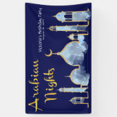 アラビアンナイト誕生日バナー 横断幕 (縦)