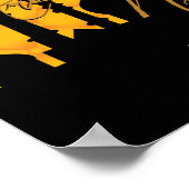 アラビアンナイト金ゴールド誕生会ポスター ポスター (角)