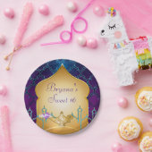 アラビアンナイト金ゴールド魔法ランプパーティー ペーパープレート (パーティー)