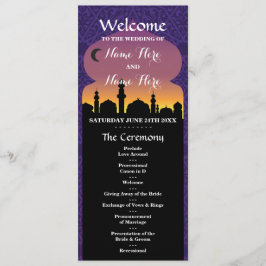 アラビアンナイト  ウェディングプログラム プログラム